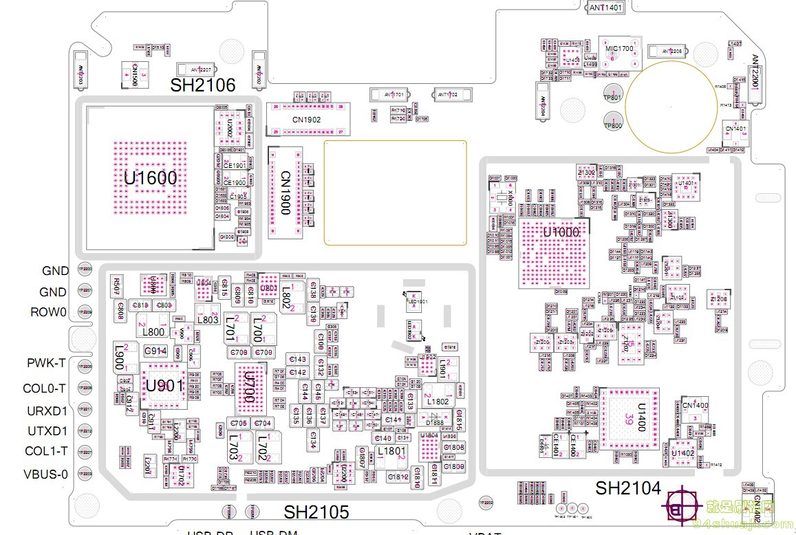 魅族手机主板电路图图片